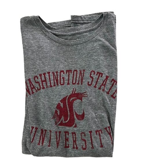 WSU t shirt men's M gray short sleeve crew neck Washington State University - Picture 1 of 6